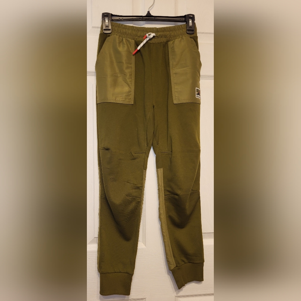 Converse Renew Boys Jogger Pants Medium 10-12 Yrs Olive Green